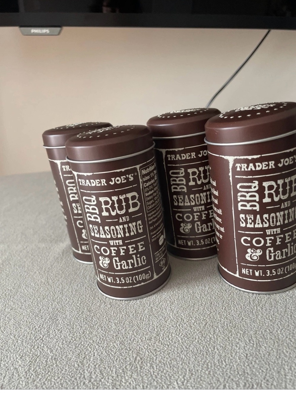 Trader Joe's BBQ Rub and Seasoning - Coffee & Garlic, Brown